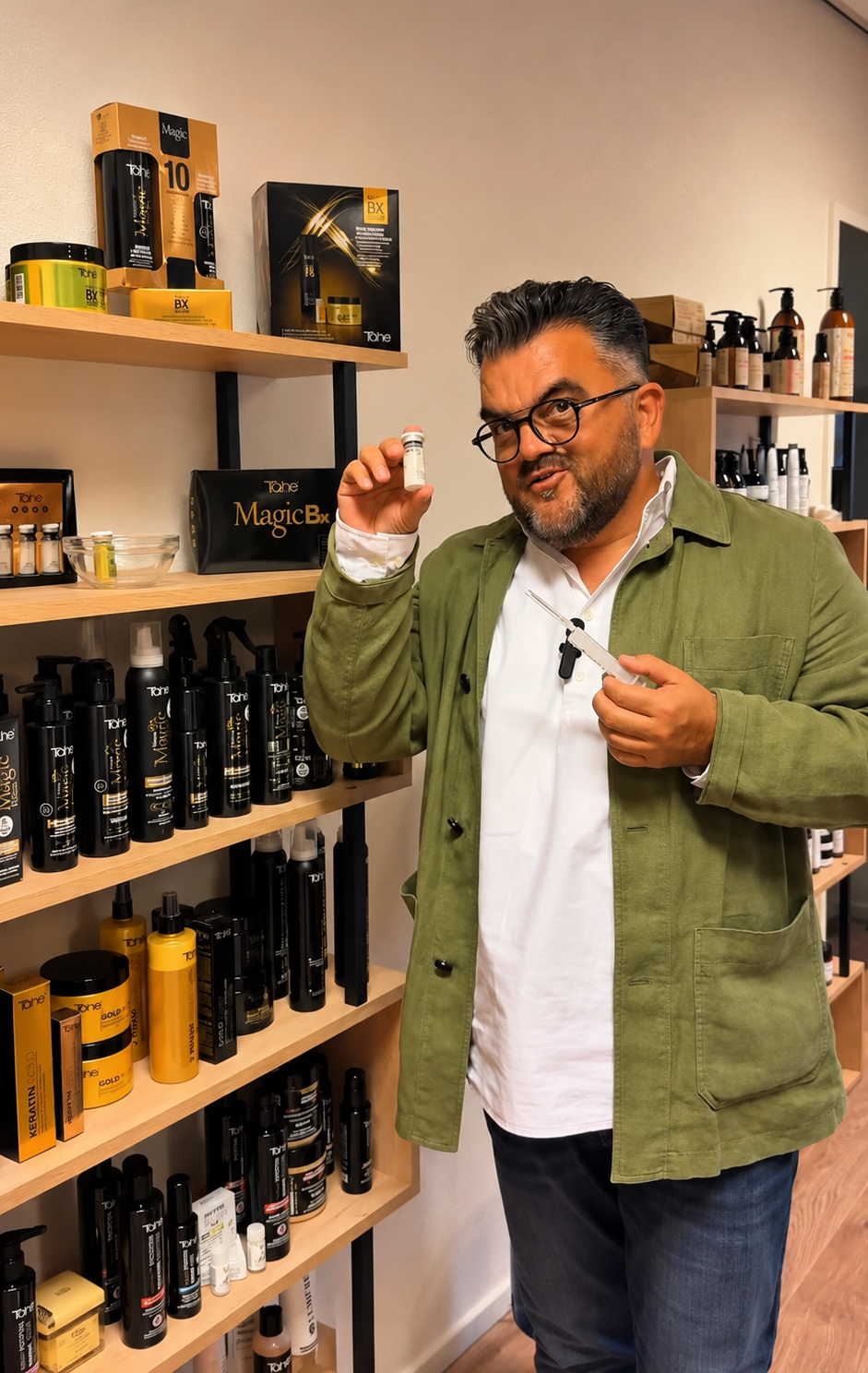 Rick van TAHE presenteert professioneel haarverzorgingsproduct