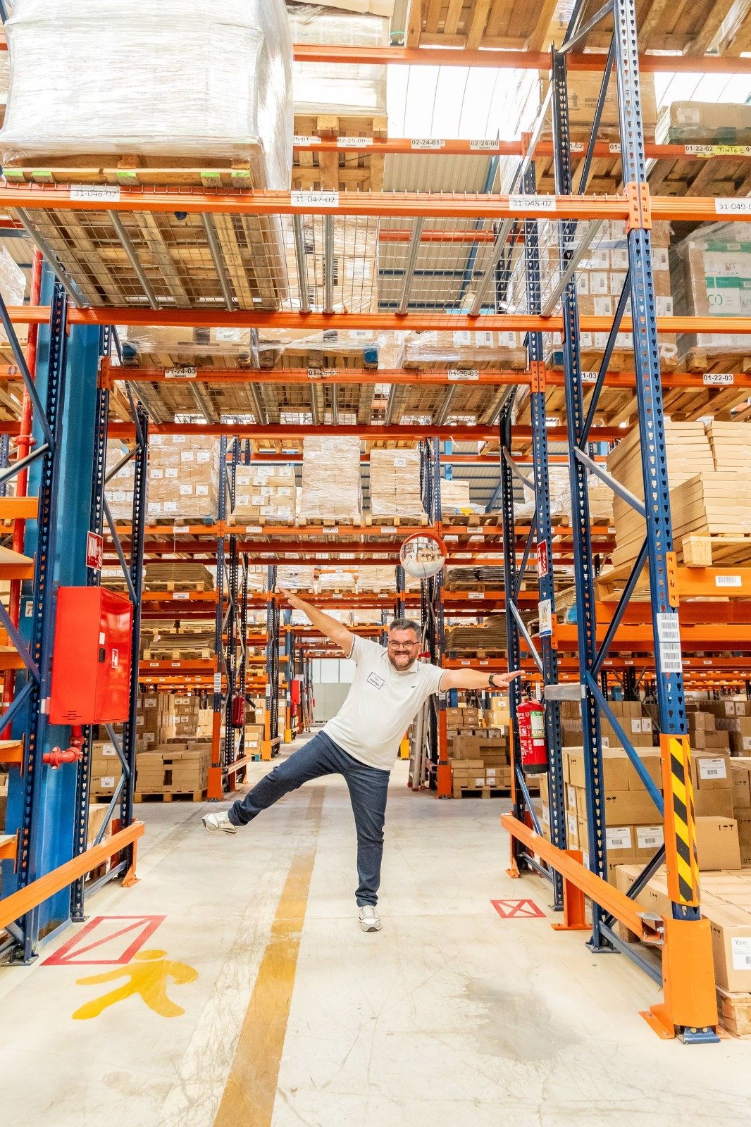 Magazijn van TAHE Nederland